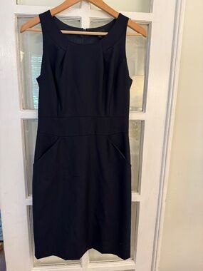J.Crew Navy Sleeveless Sheath Dress